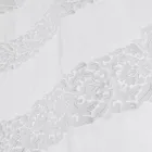 Perdeaua de in alb cu organza si broderie Shabby Design Made in Italy - Marpessa Viadurini