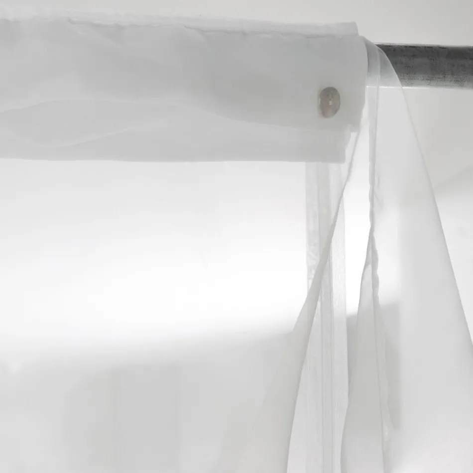 Cortina elegantă din organza de lux Design de calitate Made in Italy - Organdy Viadurini