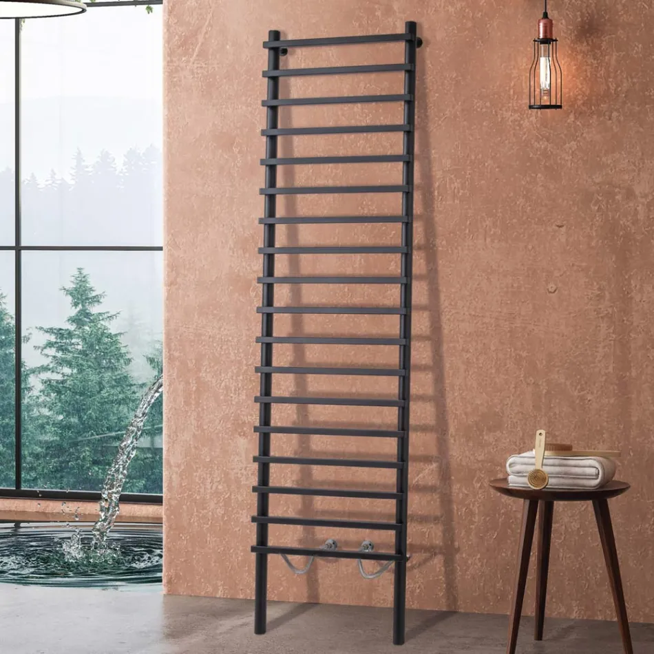 Radiator hidraulic din oțel carbon negru, fabricat în Italia - Raggio Viadurini
