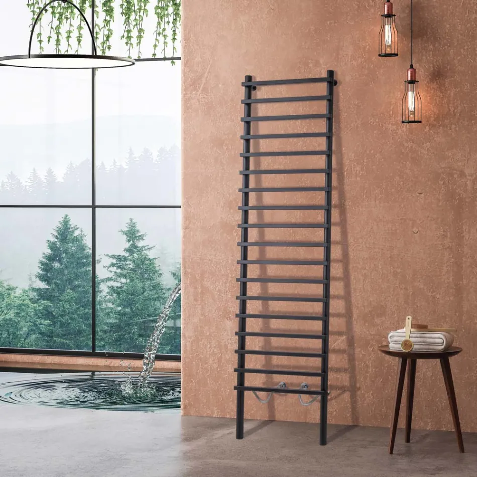 Radiator hidraulic din oțel carbon negru, fabricat în Italia - Raggio Viadurini