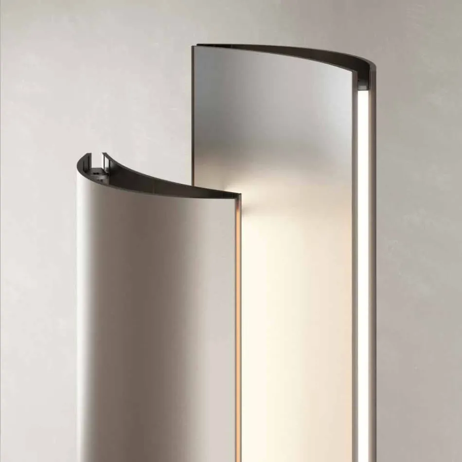 Radiator electric cu pardoseală cu design unic sau dublu LED la 500 W - Stilus Viadurini