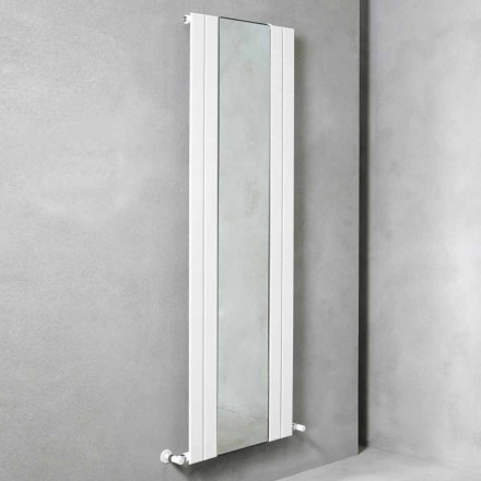 Radiator de baie vertical din oțel cu oglindă 587 W - Picchio Viadurini