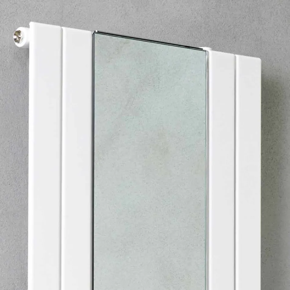 Radiator de baie vertical din oțel cu oglindă 587 W - Picchio Viadurini