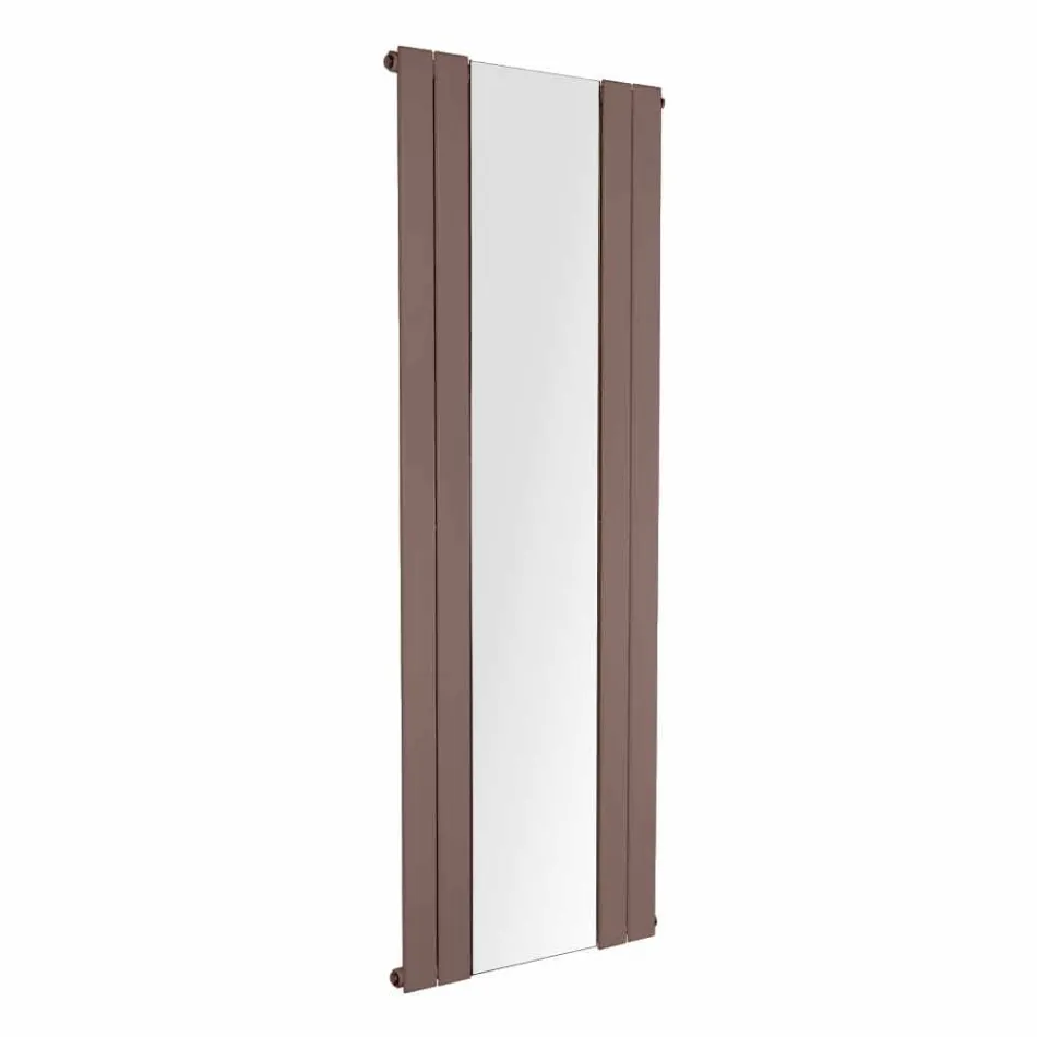 Radiator de baie vertical din oțel cu oglindă 587 W - Picchio Viadurini