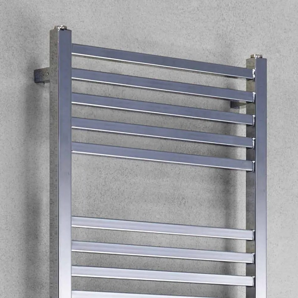 Perete radiator crom cu design modern 2 dimensiuni până la 765 wați - turn Viadurini