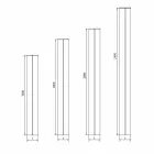 Radiator de baie modern, cu perete hidraulic de până la 840 wați - Ottolungo Viadurini