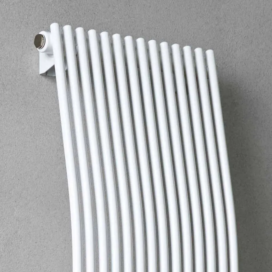 Radiator vertical pentru baie Design modern ondulat 1181 wați - Tucano Viadurini