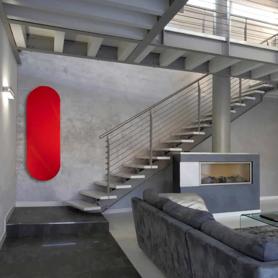 Termoarredo electrice de proiectare Brian sticla, realizate în Italia Viadurini