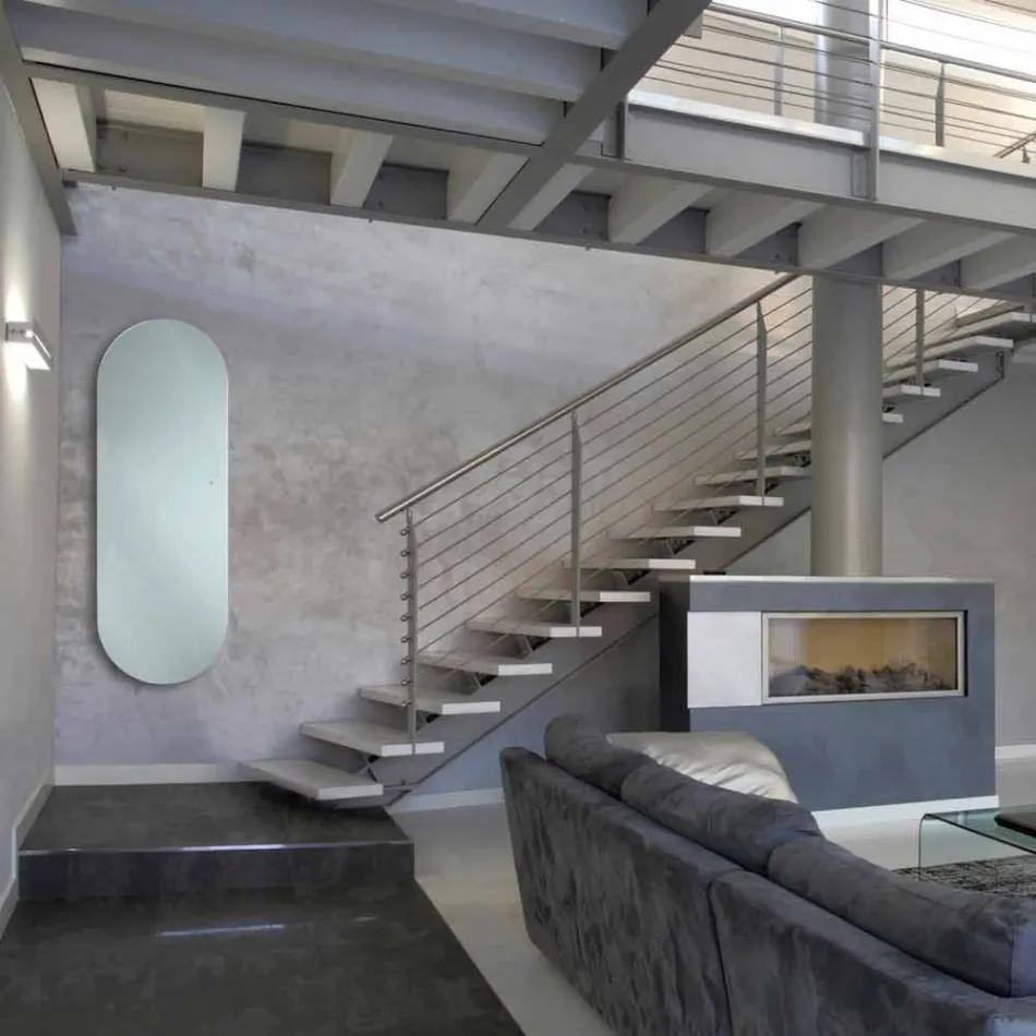 Termoarredo electrice de proiectare Brian sticla, realizate în Italia Viadurini