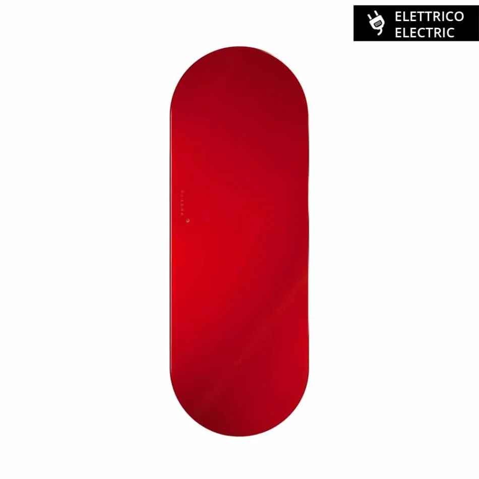 Termoarredo electrice de proiectare Brian sticla, realizate în Italia Viadurini