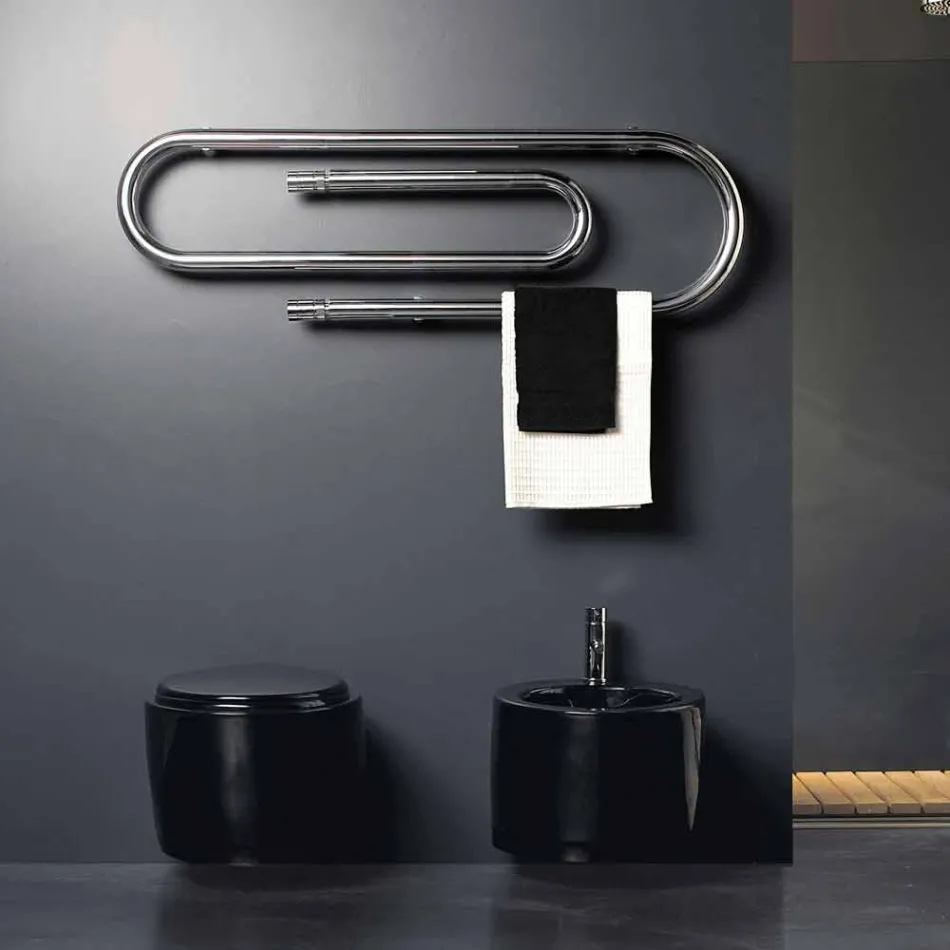 Termoarredo Design Agrafa hidraulic cu finisaj cromat H Scirocco Viadurini