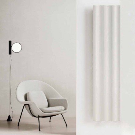 Radiator electric de perete cu design vertical în oțel 900 W - 1000 linii Viadurini