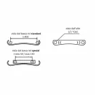 Radiator cu design hidraulic vertical în aluminiu până la 1061 wați - îndoit Viadurini