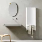 Radiator cu design hidraulic vertical în aluminiu până la 1061 wați - îndoit Viadurini