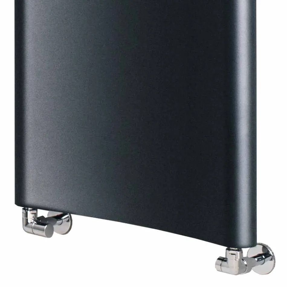 Radiator cu design hidraulic vertical în aluminiu până la 1061 wați - îndoit Viadurini