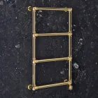 Radiator electric modular din alamă cromată sau aurie la 200 W - Cezar Viadurini