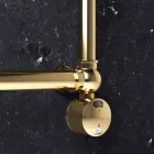 Radiator electric modular din alamă cromată sau aurie la 200 W - Cezar Viadurini