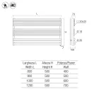 Radiator electric cu trei grupuri de elemente fabricate în Italia - Ardore Viadurini