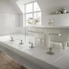 Radiatoare electrice de podea proiectate în sticlă transparentă din sticlă Viadurini