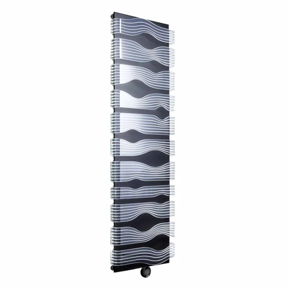 Radiator electric de design pentru cameră de zi sau baie cu 1000 W Led - Shine Viadurini