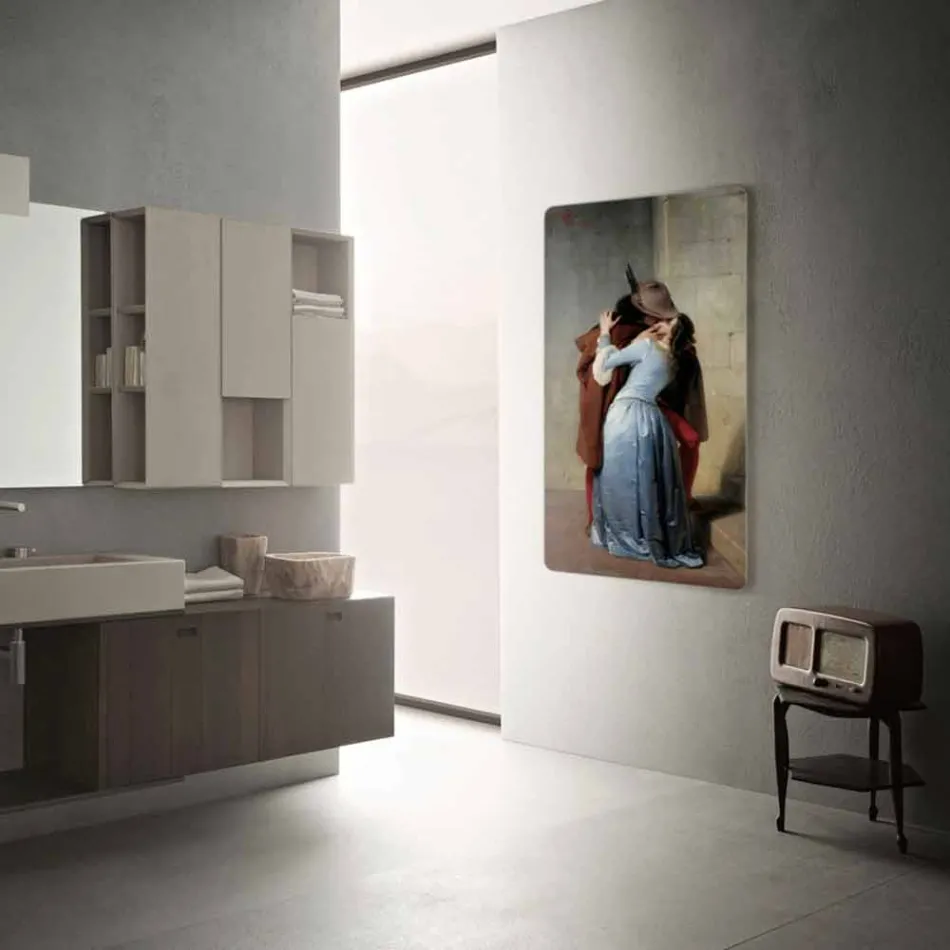 Termoarredo design modern electric personalizat cu fotografii Jonny Viadurini