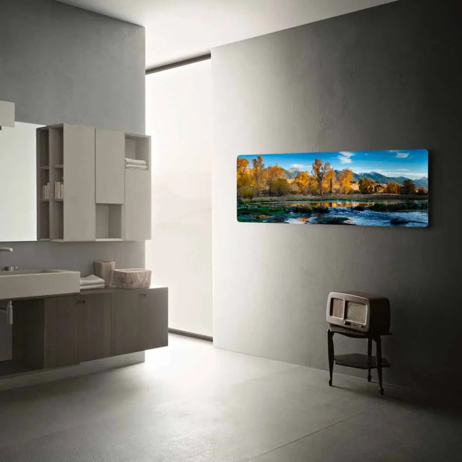 Termoarredo design modern electric personalizat cu fotografii Jonny Viadurini