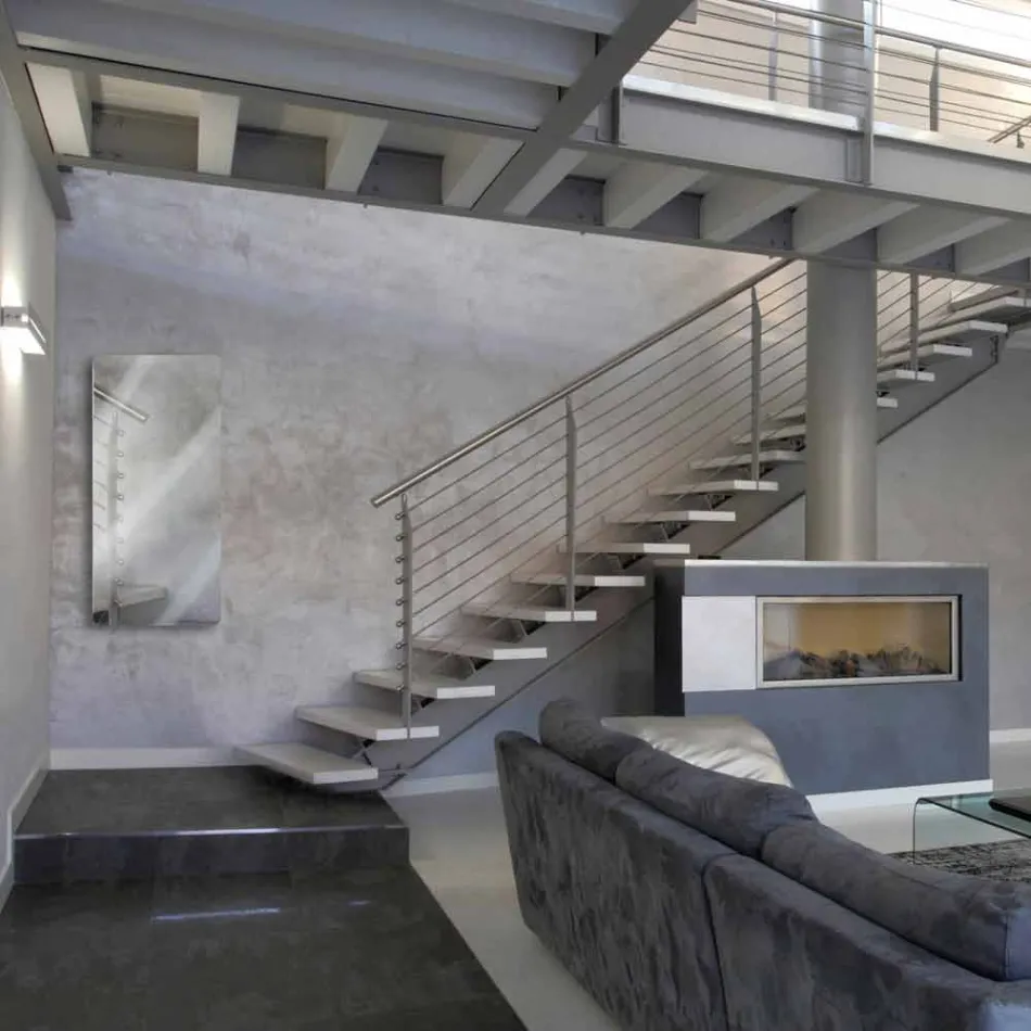 Design electric Termoarredo oglindă sus 1500watt Jonny Viadurini