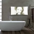 radiator electric cu un design de sticla fotografii Barry călită Viadurini