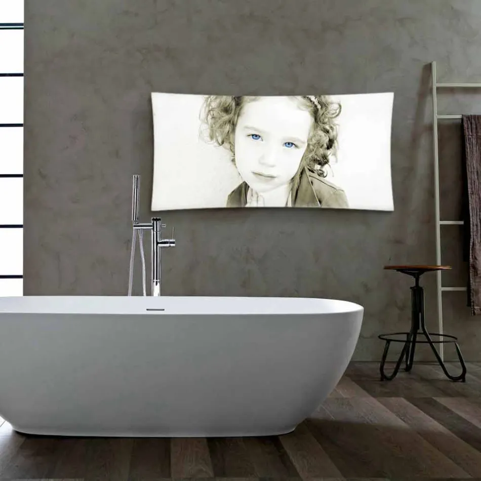 radiator electric cu un design de sticla fotografii Barry călită Viadurini