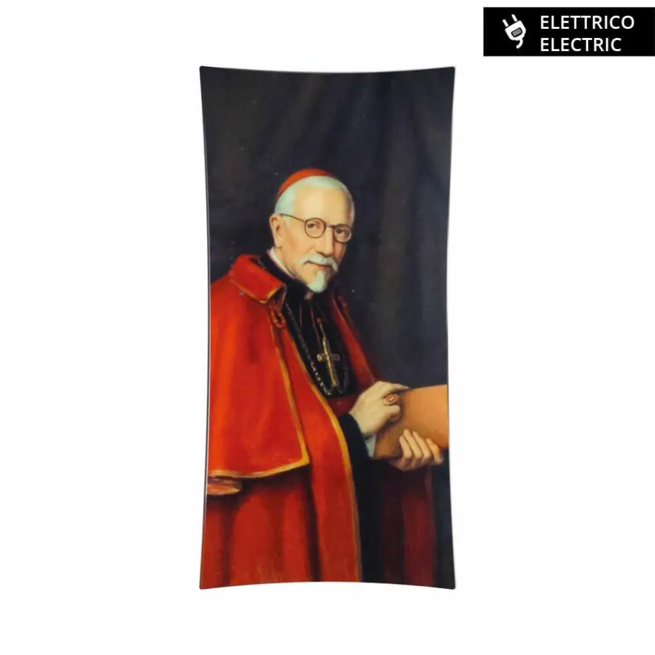 radiator electric cu un design de sticla fotografii Barry călită Viadurini