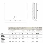 radiator electric de design, capac din oțel, Scirocco H Light Viadurini