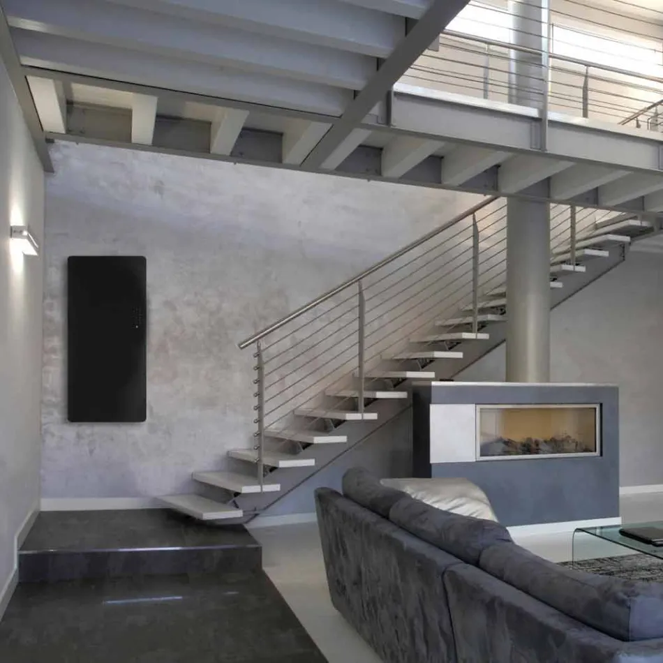 Termoarredo de proiectare electrica din sticla Jonny călită Viadurini