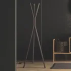 Radiator electric de sine stătător din oțel cu comutator de picior - copac Viadurini