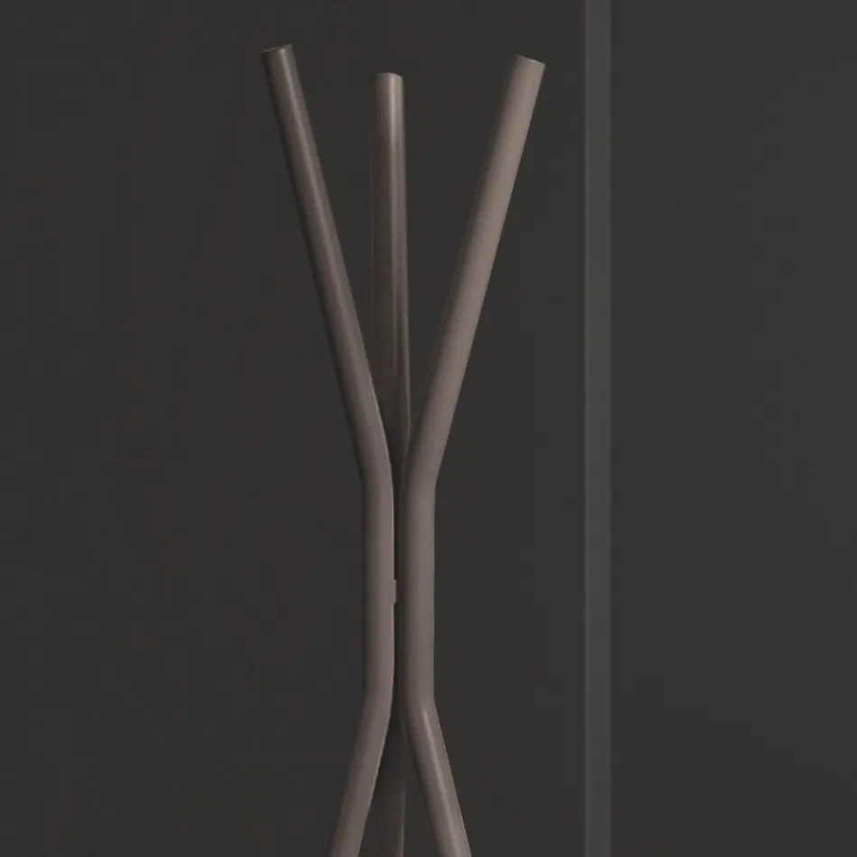 Radiator electric de sine stătător din oțel cu comutator de picior - copac Viadurini