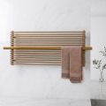 Radiator electric din oțel carbon bej, fabricat în Italia - Solaris