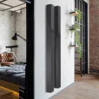 Radiator electric din oțel carbon cu două finisaje fabricat în Italia - Ember Viadurini