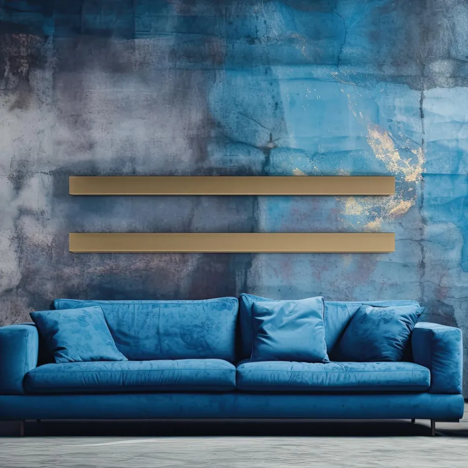 Radiator electric din oțel carbon cu două finisaje fabricat în Italia - Ember Viadurini