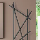 Radiator electric din oțel cu tuburi cu secțiune rotundă, fabricat în Italia - aleatoriu Viadurini