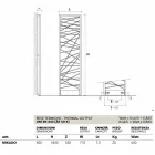 Radiatoarele electrice din oțel, stilul metropolitan Mikado Scirocco H Viadurini