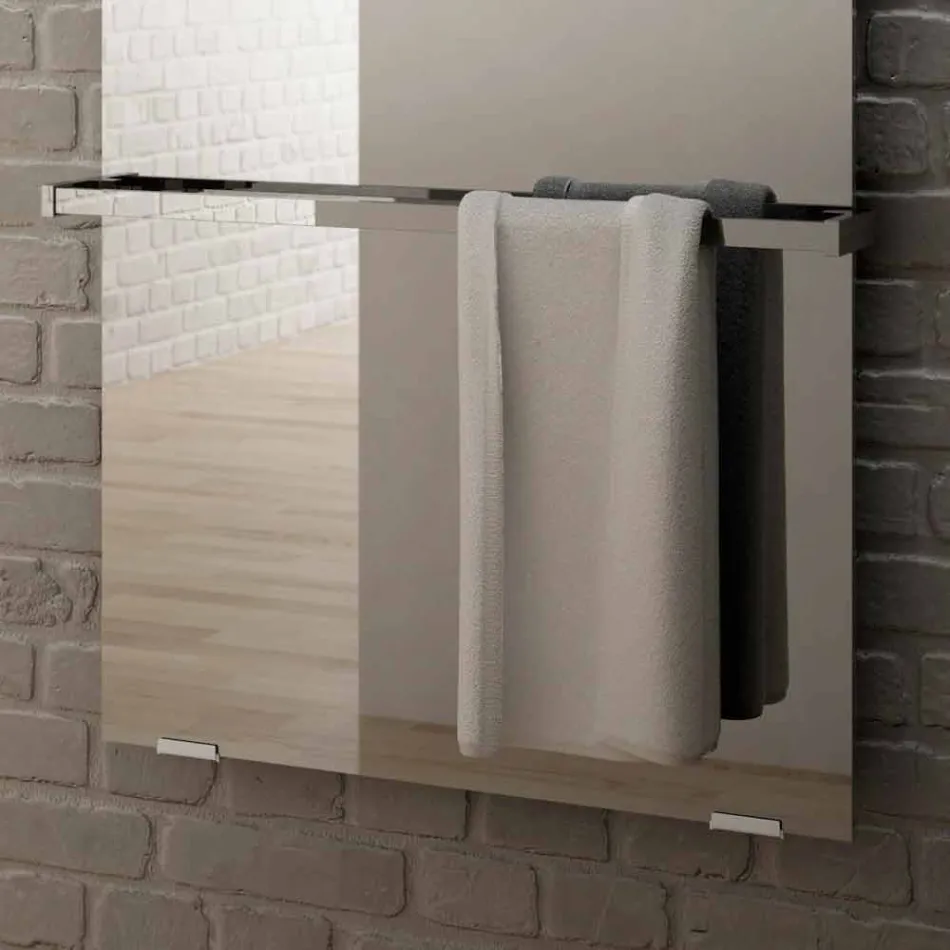 Radiator electric în sticlă albă de design Star, fabricat în Italia Viadurini