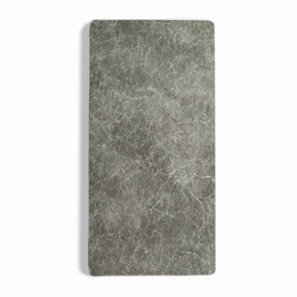 Radiator electric din sticlă temperată cu finisaj din piatră Jonny Viadurini