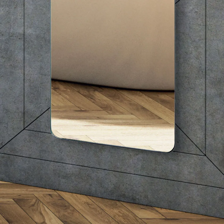 Radiator electric din sticla si aluminiu Made in Italy - Glazura Viadurini