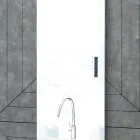 Radiator electric din sticla si aluminiu Made in Italy - Glazura Viadurini