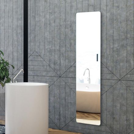 Calorifer electric din sticlă și aluminiu fabricat în Italia - Glaze Viadurini