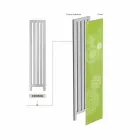 radiator electric vertical cu înveliș de design nou Rochie H Scirocco Viadurini