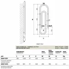 Termoarredo hidraulice Graifåre, design modern, realizat în Italia Scirocco H Viadurini