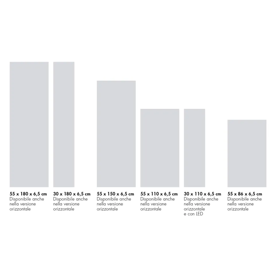 Radiator hibrid Finisaj corten în pulbere de marmură italiană - linii Viadurini