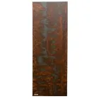 Radiator hibrid cu finisaj Corten din pulbere de marmură italiană - Lines Viadurini