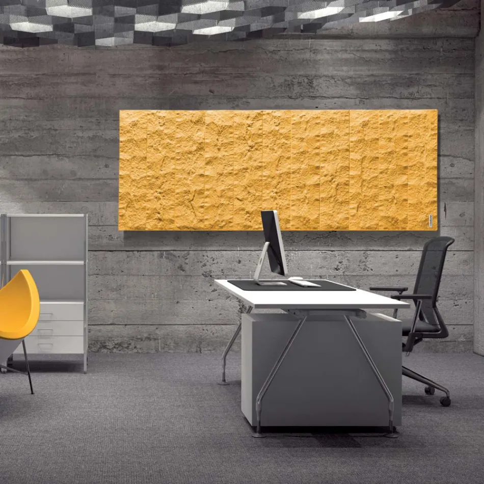 Radiator hibrid de până la 1400 W în pulbere de marmură italiană - Terraa Viadurini