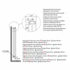 Proiectare radiator hidraulic de perete Vertical redus modern 1824 W - Picchio Viadurini
